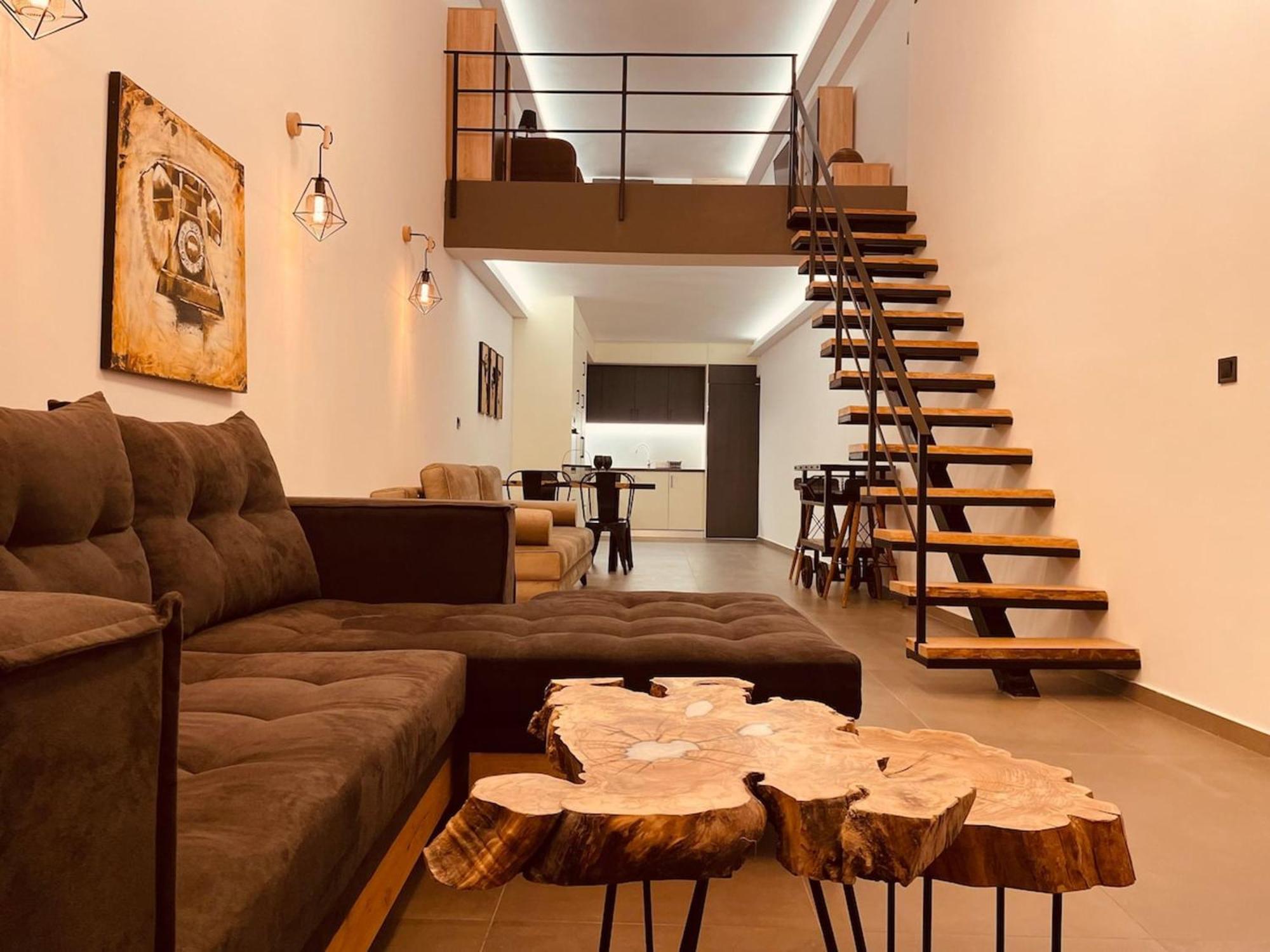 Loft Athens -Nomad Friendly # Superhost Hub# Leilighet Eksteriør bilde
